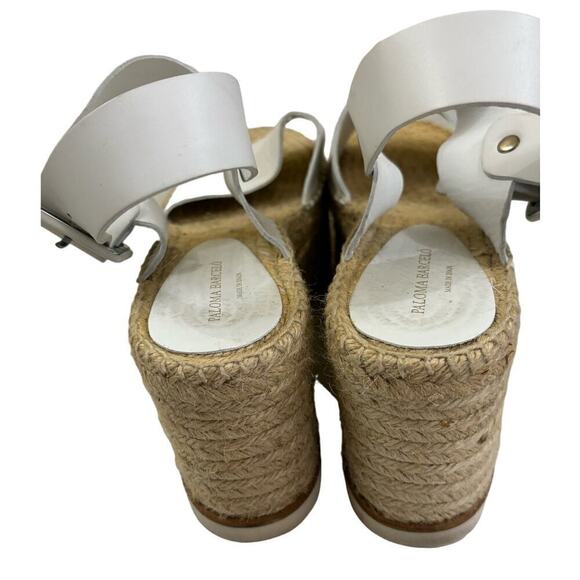 Paloma Barcelo white platform wedge, 9, artsy, bohemian, statement, eclectic - Picture 5 of 7